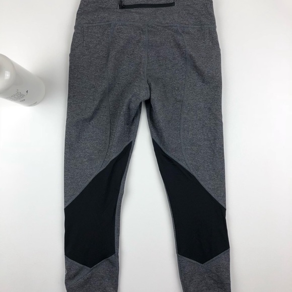 Lululemon Speed Crop Heathered Black - Picture 9 of 14
